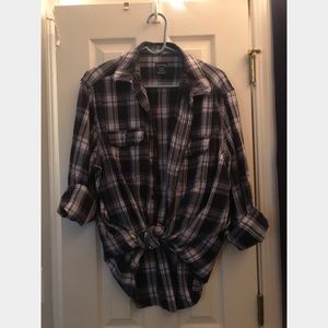 Blue Plaid Flannel